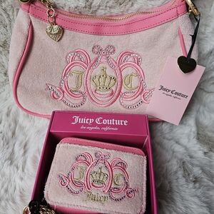 Juicy Couture bag and wallet set